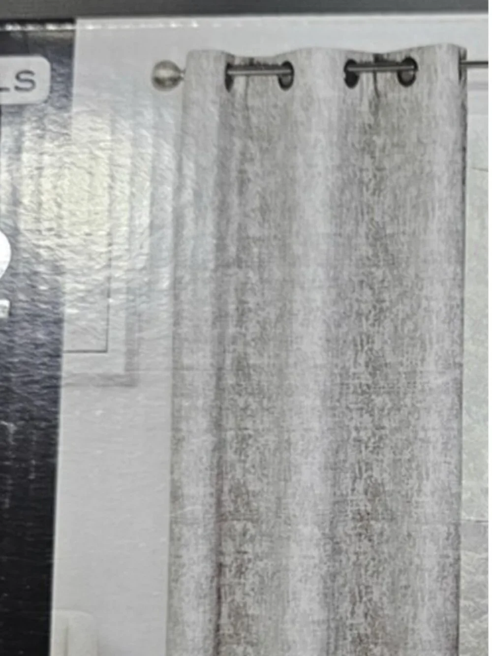 Studio 1012 New York Aris Metallic Window Panel Grommet Chenille Curtain New